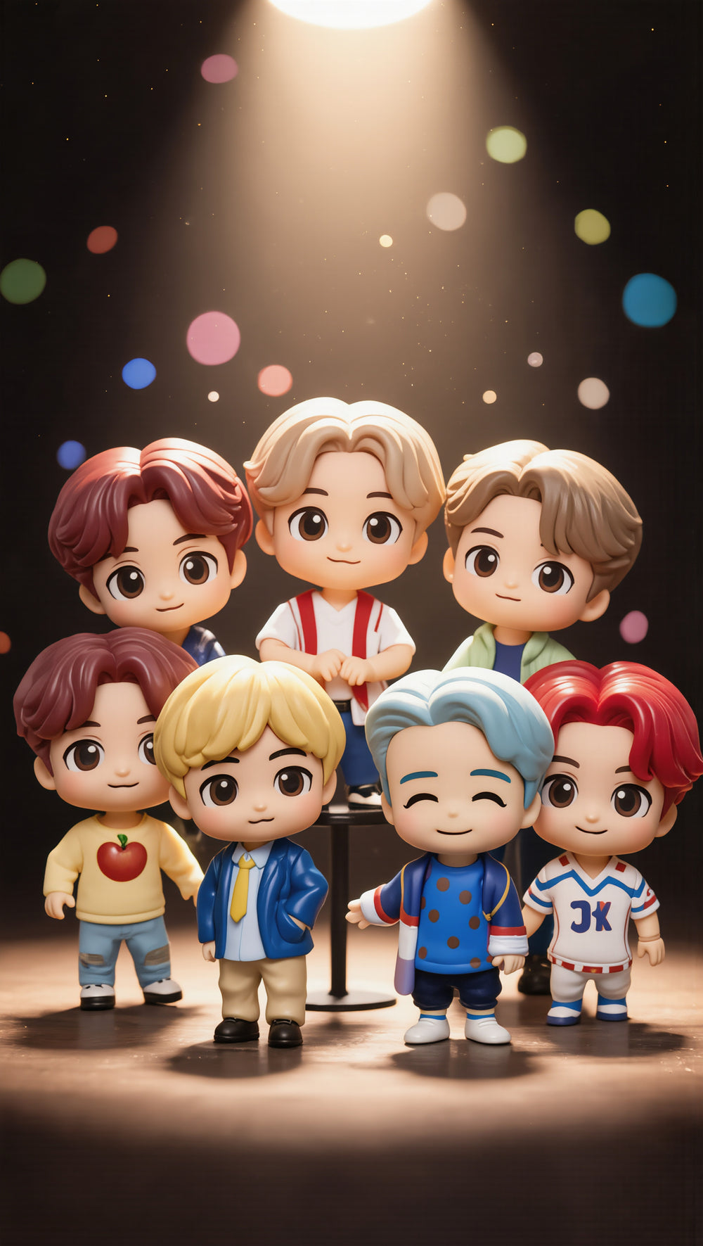 BTS chibi bobblehead set, hero shot