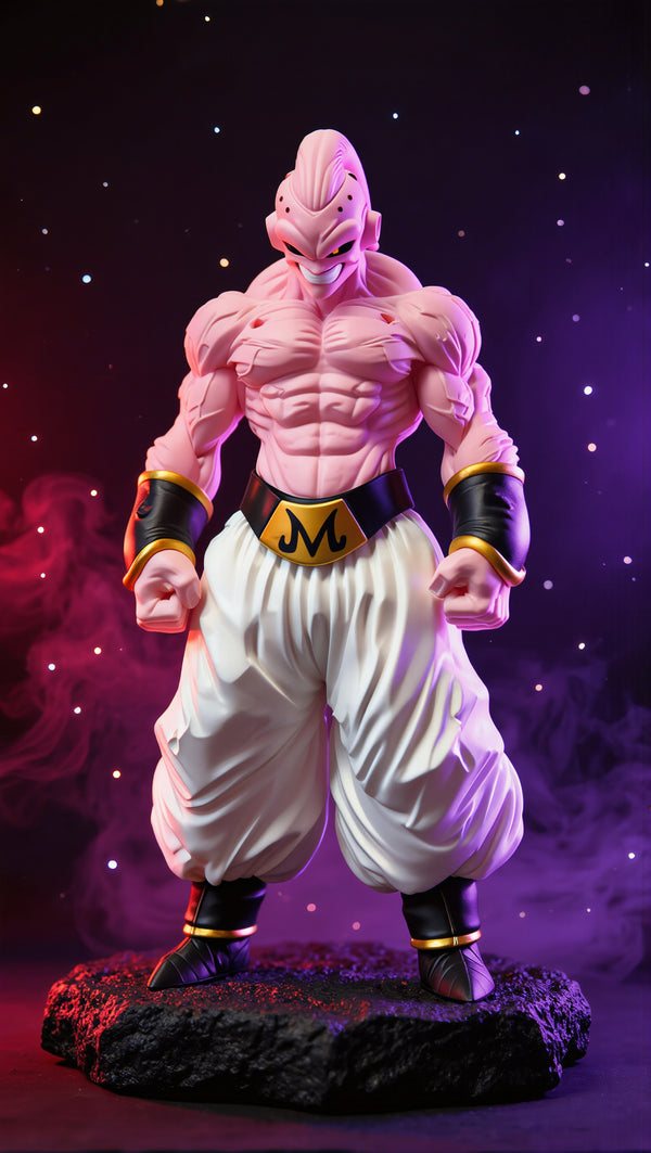 Majin Buu 3D printed statue - front hero shot